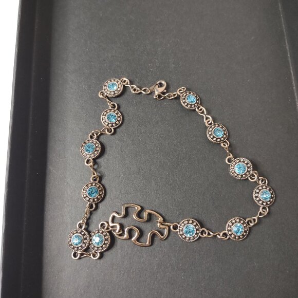 14.5 Inch Cute Puzzle Piece Necklace - Picture 2 of 7